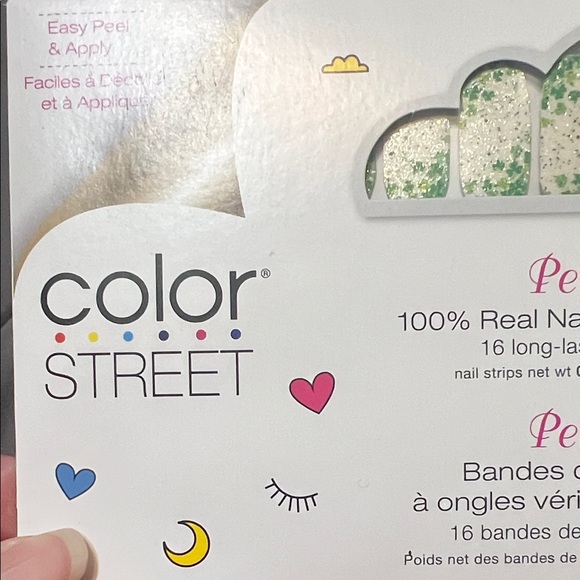 Color Street Petite Green Star Nail Strips - Picture 2 of 4